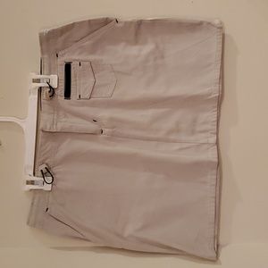 SO GSJC Size 11 Khaki w/Navy Blue Detail Skirt